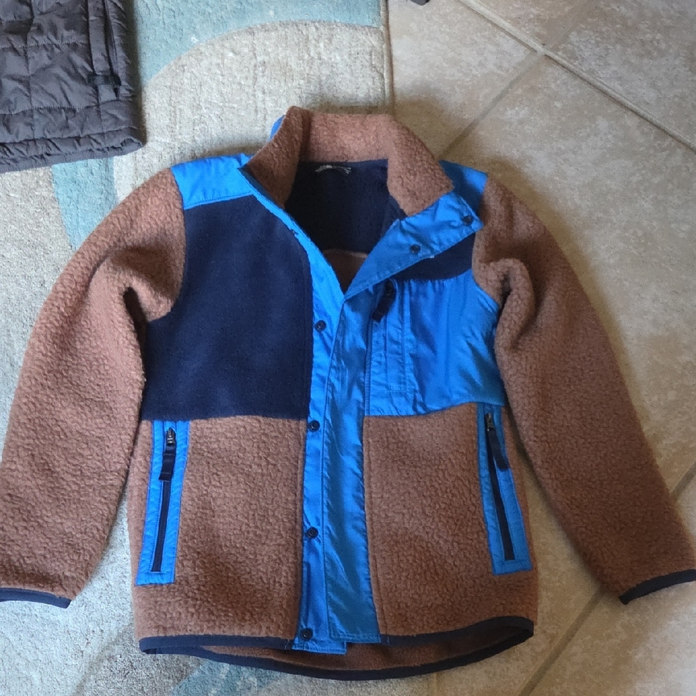 The North Face Blue and Brown Performance Jacket